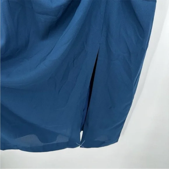 Ann Taylor Sheath Dress Teal Size 6 - Picture 5 of 9